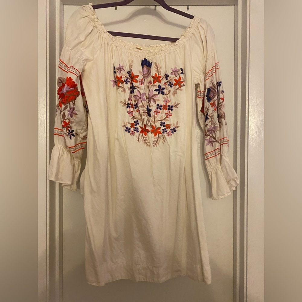 Free People Embroidered Dress